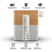 sonoro Stream internetové rádio s Bluetooth a DAB Plus (FM/FM, WLAN, MP3, Spotify, Amazon, Deezer, odolné proti stříkající vodě)